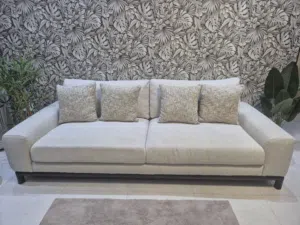 Oak 3-Seater Fabric Sofa from Home Centre