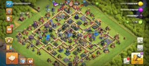 حساب Class of Clans  تاون 18 و القريه الصغيره ماكس لفل الحساب 252