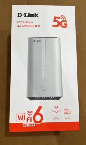 5G sim router-D-Link 5G CPE Router, 2x 3dBi Internal 2.4G 5G Dual Band Antenna. USB Type-C.IPv6