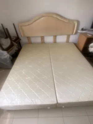 2 No single steel beds for sale 190*90