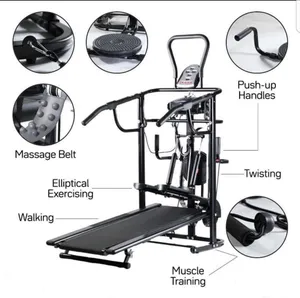 Manual treadmill with other cardio equipments