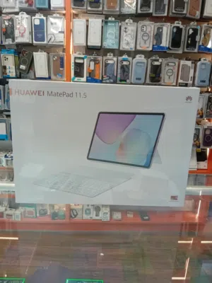 huawei matepad 11.5 8 ram 256g بطارية 10000 لون نهدي  جهاز خرافي بمواصفات ممتازة مع كيبورد وكفر