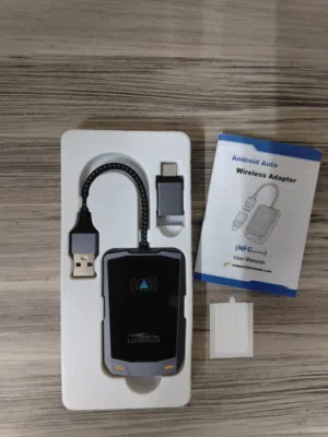 محول أندرويد أوتو لاسلكي Lutonvia A3 Mini الأصلي - تردد 5.8GHz تدعم NFC للاقتران السريع