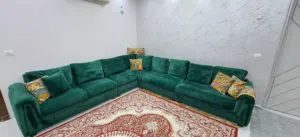 طقم كورنر فخم مع مجوزه +سجادة للبيع