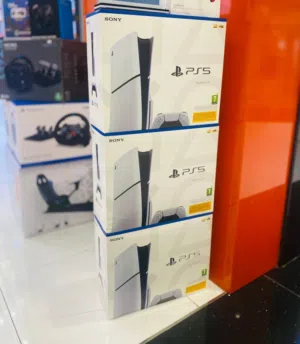 Ps5 Slim 1tb disc edition, middle east version with 1 year replacement guarantee. Official