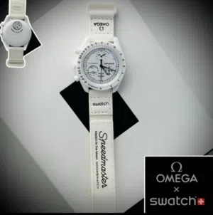 Omega x Swatch Bioceramic Moonswatch – Mission to the Moon .Free Delivery All UAE.Master Quality