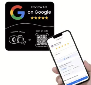 Increase Google Reviews & Customers with One-Tap NFC Stand (Business Tool)