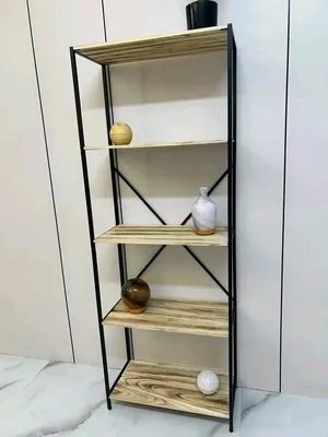 رفوف خشب قوي للديكور والتنظيم