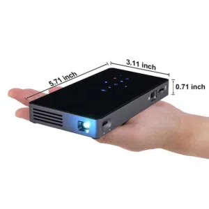 projector pocket sized rechargeable  4k clarity project up to 200 inches screen  android operating s