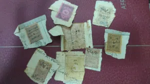 طوابع بريد عثمانية عمرها اكثر من 100 عام