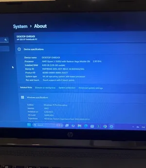 HP . Windows . 15.6" . Used4