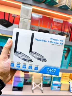 جهاز إرسال واستقبال لاسلكي عالي الدقة - طراز G147 (HD-TX-RX) /نقل 100 متر