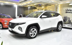 Hyundai Tucson ( 2023 Model ) in White Color GCC Specs