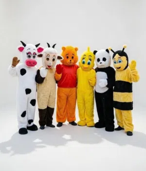 بيع دميه شخصيات النحله والصوص والبقرة ماريو سبايدر مان