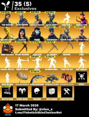 حساب فورت نايت نادر سيزرن 2 و 3