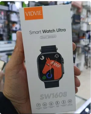 ساعة ذكية Smart Watch Ultra SW1608 ماركة VIDVIE بحالة الزيرو معها أستيكين حجم 49 مم