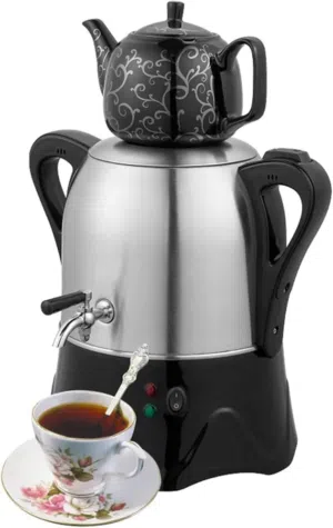 سخان كهربائية للمشروبات الساخنة بشكل عصري بسعة 5لتر للمحلات والمنازل