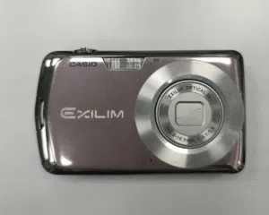 Casio Exilim EX-Z2 Digital Camera — Pink Chrome — Y2K Digicam — Tested Working