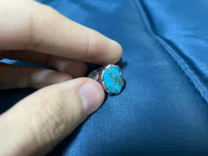 Turquoise (fayroz) ring for sale