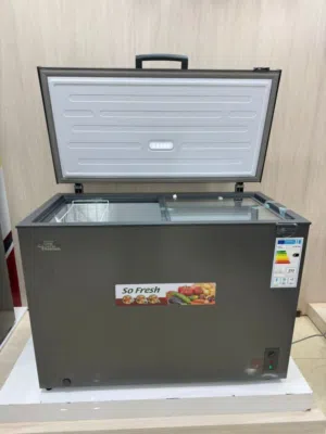 فريزر جنرال تيتانيوم حجم 200 لتر سلفر