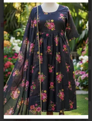 Maxi gown with shawl ..size M - XL