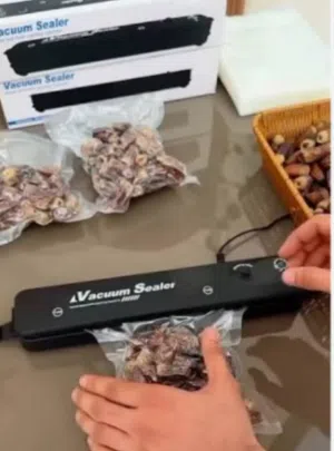 أله شفط الهواء من الاطعمه و التمر