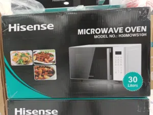 Hisense microwave oven 30 Liters Model H30MOWS10H One year company warranty