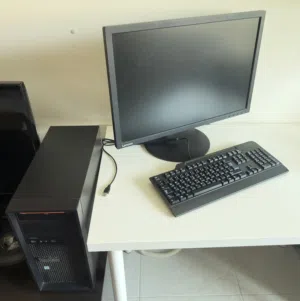 Lenovo ThinkStation P310 Xeon Workstation  32GB RAM  SSD + 1TB HDD  24” Lenovo Monitor + Keyboard