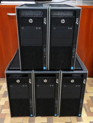 HP Workstation Intel Xeon 2 Processor with 128GB RAM & NVidia 4GB Graphics Card 512GB SSD + 2TB HDD