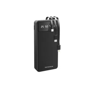 MULTIFUNCTIONAL POWER BANK ATTACHED WITH 4 USB CABLE