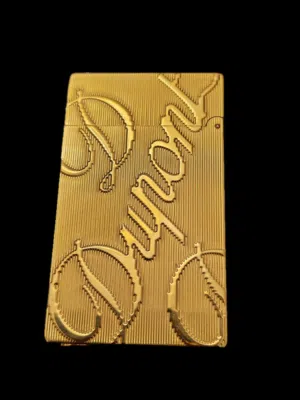 ولاعة S.T. Dupont أصلية لون ذهبي – فخمة جداً للبيع