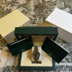 Rolex Datejust 36 Everose Gold Full Set Unworn 2023