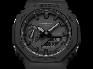 CASIO G-SHOCK (GA-2100) BLACK STEALTH  ساعة كاسيو جي شوك ( GA-2100 ) بلاك ستيلث