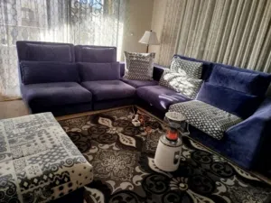 طقم كنب مع برادي