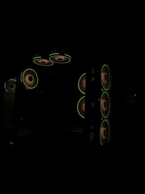 Case with 9 argb fans for sale