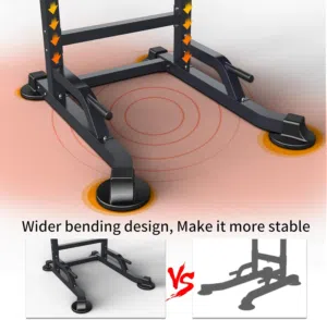 pull up bar station منزلي ممتاز بحمل وزن 150 كغم عدة تمارين ارتفاع قابل للتعديل مع مسند للظهر مكفول