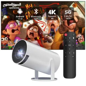 بروجكتر 4K السينمائي دقة عاليه 120 بوصه مناسب ومعتمد للجامعات والمدارس كفالة لمدة عام
