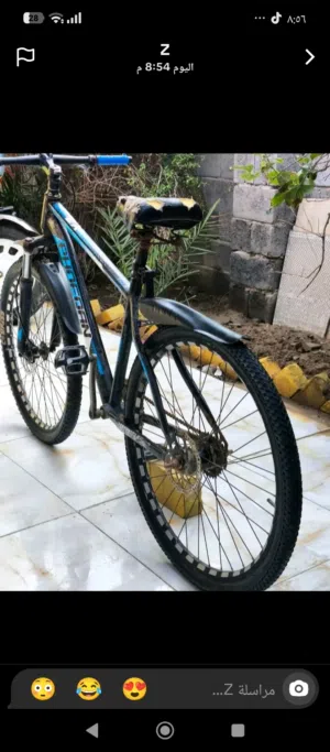 بيسكل جبلي للبيع معليك بل فيديو بيسكل مجهز كامل وبرياكاته كاملات ماركه يابانيه حجمه 26 وكله جديد
