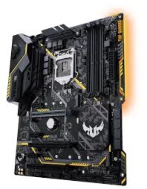 اللوحة  ASUS TUF Z370-PRO GAMING مع معالج i5جيل ثامن فئة TUF الاعتمادية فائقة التحمل.