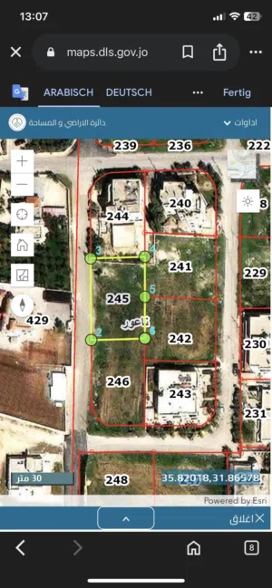 Residential Land for Sale in Amman Naour