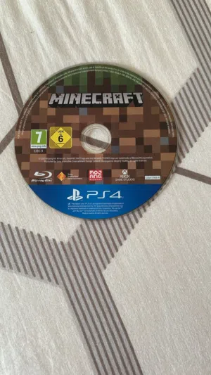 minecraft cd playstation 4 used AMAZING CONDITION