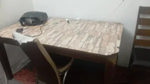 طاوله سفره خشب زان