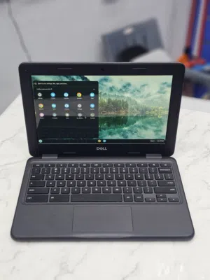 DELL CHROMEBOOK   INTEL CELERON PROCESSOR  4GB RAM  32 GB STORAGE  11.6 INCH TOUCH SCREEN DISPLAY