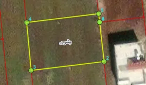 ارض 550م - من اراضي بشرى ضمن حوض العزمة - منطقة فلل شرق اشارة بردى