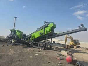 كسارة صدمية 40APK موديل 2016قدرة تكسير من 80 الى 130 طن في الساعة  Impact crusher APK 40/2016