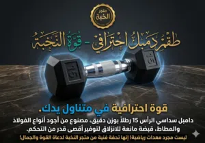 تصفيات السفر $ (جذاب جداً): طقم دمبل احترافي - قوة النخبة (15 رطلاً) - تصفية سفر مستعجلة 10 للجادين
