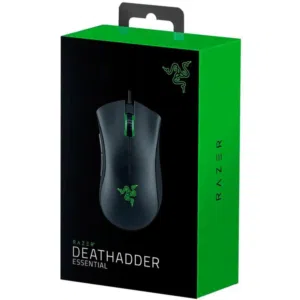 ماوس ريزر سلكي اصلي RAZER DEATHADDER ESSENTIAL BLACK EDITION USB WIRED MOUSE 6400 DPI