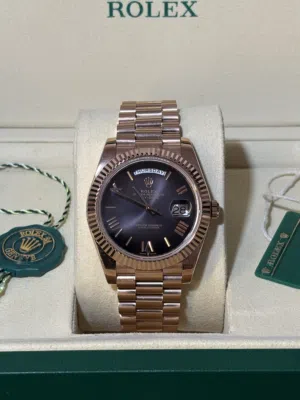 rolex day date black ombré dail ( new box 2026)