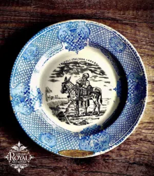 /// صحن تذكاري نادر — طرابلس الإيطالية (1912) ////