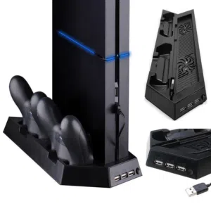 قاعده تبريد ps4 مع شاحن أدين +3 USB
